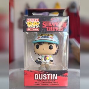 Stranger Things Dustin Keychain with Blue Cap